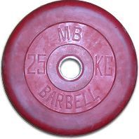 Блин MB Barbell d51 мм 25kg Red
