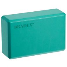 Блок для йоги Bradex SF 0408 150х230х75 мм бирюзовый