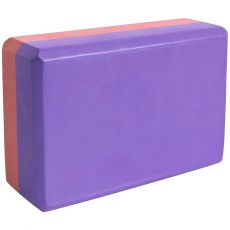 Блок для йоги Ironmaster IR97416B2 230х150х75 мм фиолетовый/бордовый