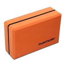 Блок для йоги Tunturi 14TUSYO017 150х225х75 мм оранжевый/черный
