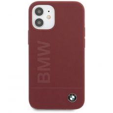 Чехол (клип-кейс) Noname BMW liquid silicone [bmhcp12sslbre] для Apple iPhone 12 mini, бордовый