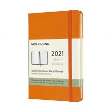 Ежедневник Moleskine WKNT А6 датированный 72 л в линейку оранжевый