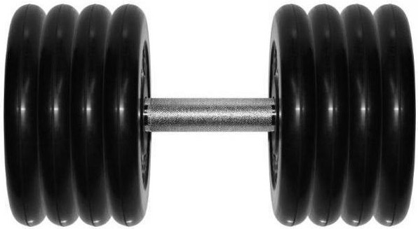 Гантель MB Barbell Профи 41кг Black