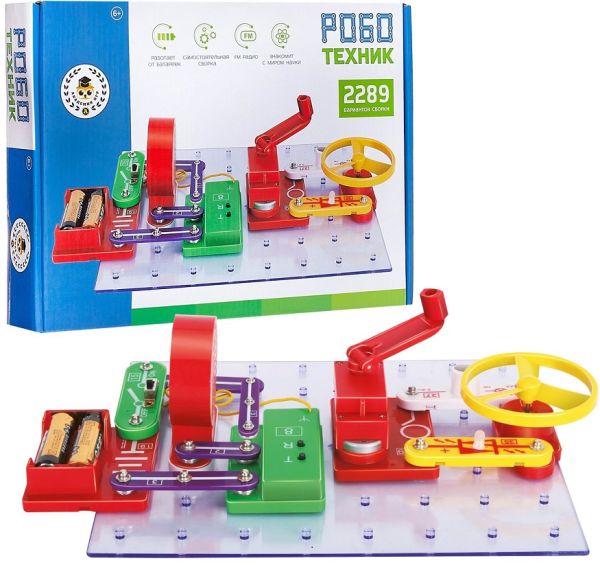 Игровой набор ABTOYS ИГРОВОЙ НАБОР 2289 ВАРИАНТОВ СБОРКИ электронный конструктор