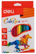 Карандаши цветные Deli ColoRun EC00110