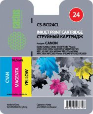 Картридж для принтера и МФУ Cactus CS-BCI24CL многоцветный