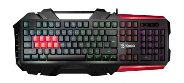 Клавиатура A4Tech Bloody B3590R механическая черный/серый черно-серый
