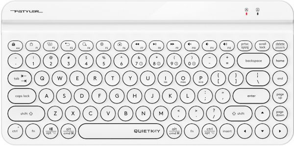 Клавиатура беспроводная A4Tech Fstyler FBK30 розовый
