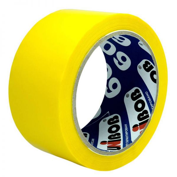 Клейкая лента Unibob 600 цветная 48мм*66м желтая (41153)