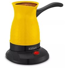 Кофеварка KITFORT КТ-7130-1 электрическая турка желтый/черный