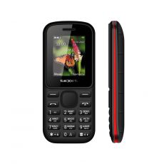 Сотовый телефон teXet TM-130 черный/красный 32 Мб