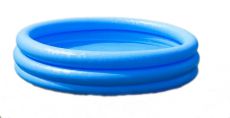 Надувной бассейн Intex Crystal Blue Pool голубой, 156 л