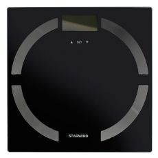 Напольные весы StarWind SSP6051 до 180 кг черный ()