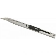 Нож канцелярский Deli E2034 Essential Metal Vivid Mini серый