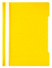 Папка-скоросшиватель Бюрократ ЭКОНОМ прозрачный верхний лист А4 желтый (PSE20YEL)