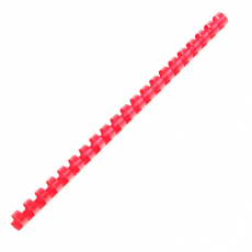 Пружины для переплета пластиковые Fellowes FS-53456 8 мм, А4, 100 шт., красный
