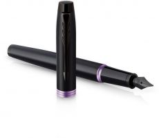 Ручка перьевая PARKER IM Vibrant Rings F315 CW2172949 фиолетовый M, 1 шт