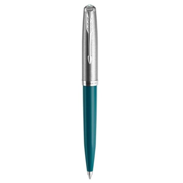 Шариковая ручка PARKER 51 Core (CW2123508) черный,Teal Blue CT