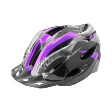 Шлем велосипедный Stels FSD-HL021 защитный L черный/пурпурный