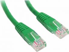 Сетевой кабель Patch cord molded 5E Copper 5m green