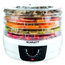 Сушилка для овощей, фруктов, грибов Scarlett SC-FD421004 белый