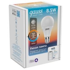 Умная лампа Gauss Smart Home E27, 8.5 Вт [1130112]